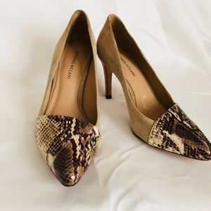 Antonio Melani Snakeskin Heels sz 9